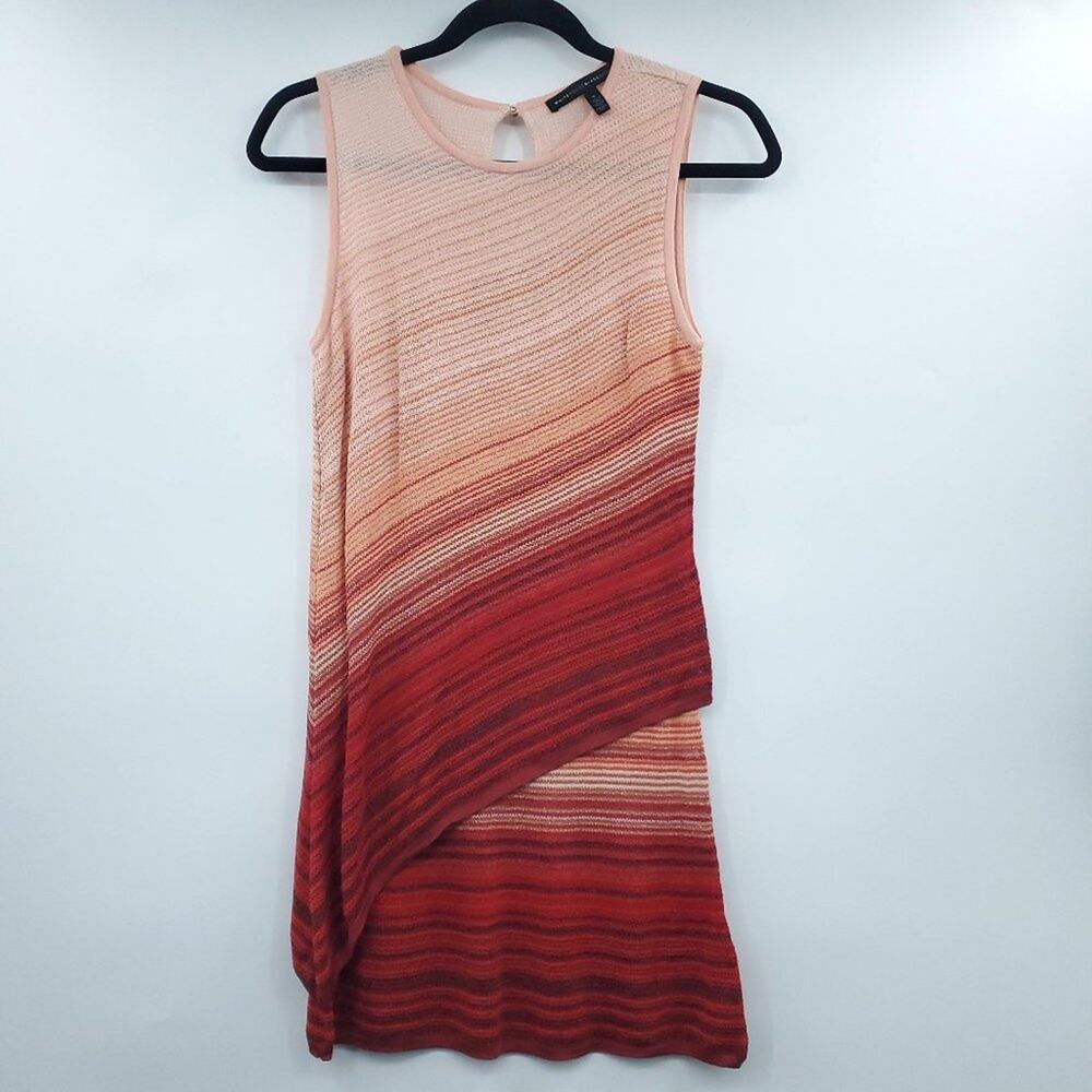 WHBM Sleeveless Ombre Metallic Tunic Sweater S